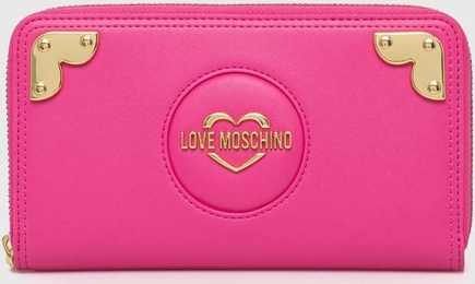 Różowy portfel Love Moschino