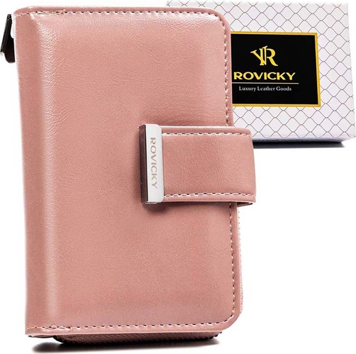 Różowy portfel Rovicky