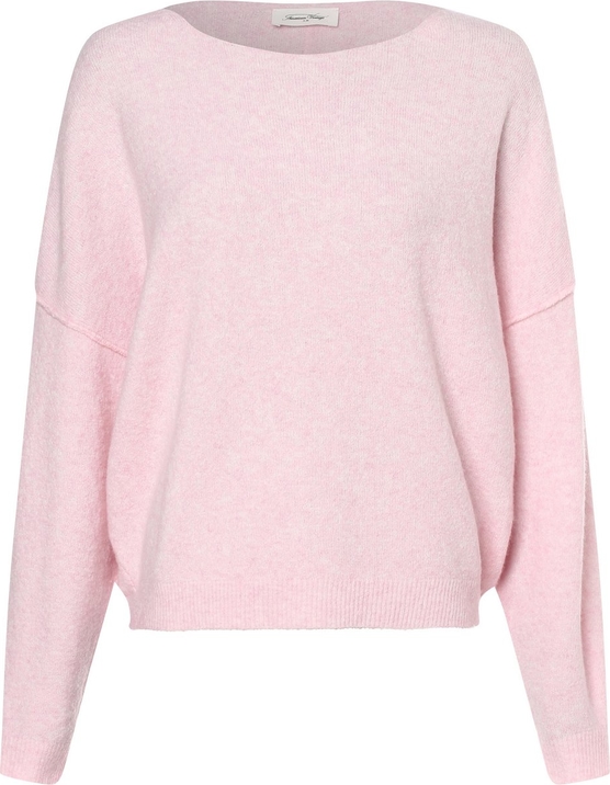 Różowy sweter American Vintage w stylu casual