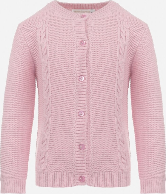 Różowy sweter born2be z tkaniny