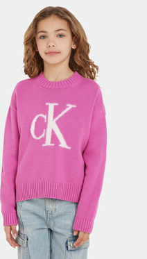 Różowy sweter Calvin Klein