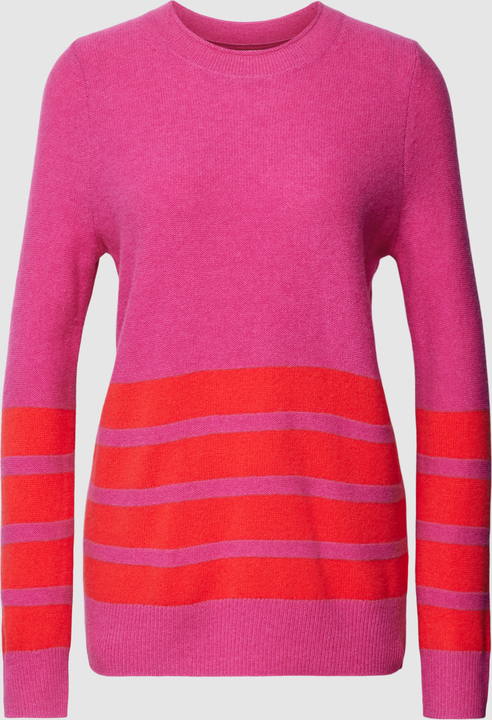 Różowy sweter Christian Berg Woman w stylu casual