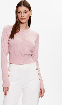 Różowy sweter Culture w stylu casual