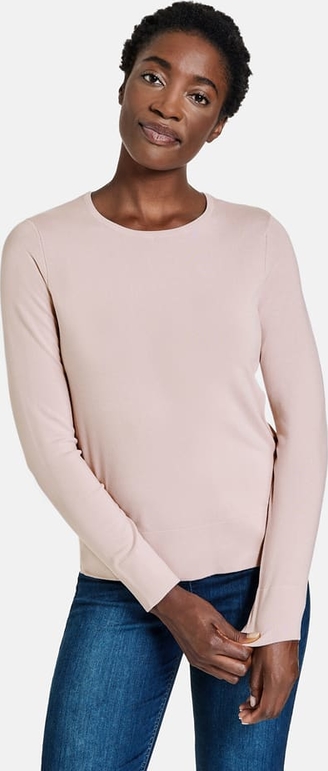 Różowy sweter Edition w stylu casual