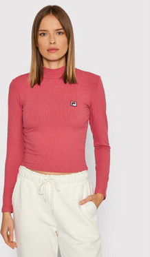 Różowy sweter Fila w stylu casual