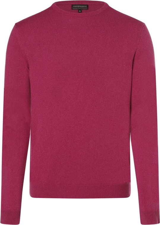 Różowy sweter Finshley & Harding z jedwabiu