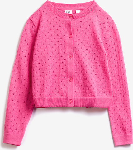 Różowy sweter Gap z bawełny
