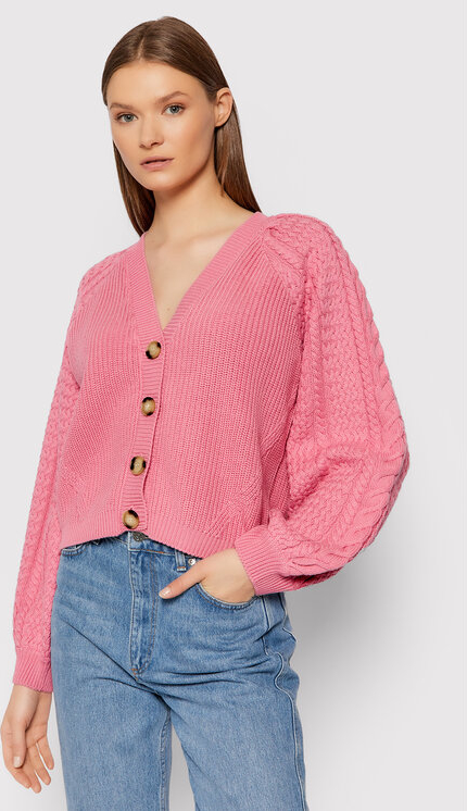 Różowy sweter Gestuz w stylu casual