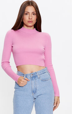 Różowy sweter Glamorous