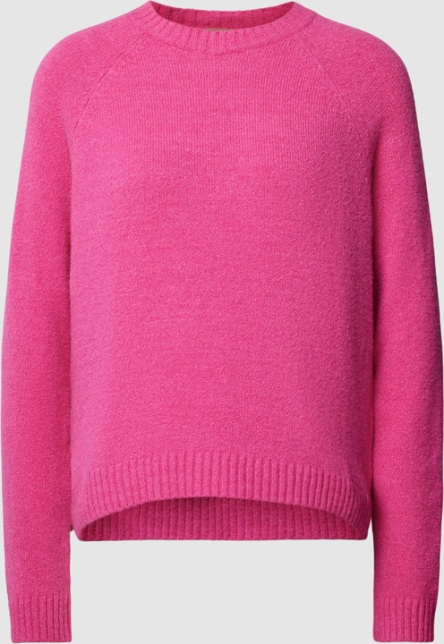 Różowy sweter Hugo Boss z alpaki