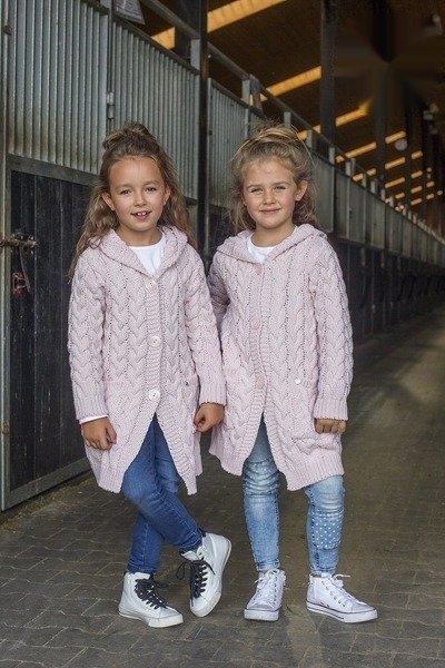 Różowy sweter Kids By Voga