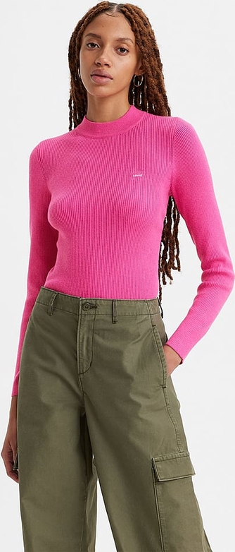 Różowy sweter Levis