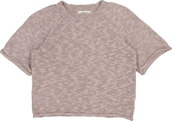 Różowy sweter Limango Polska z bawełny