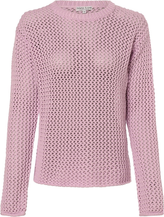 Różowy sweter Marie Lund z bawełny w stylu casual