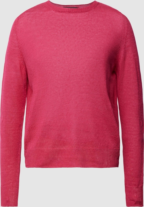 Różowy sweter MaxMara z lnu