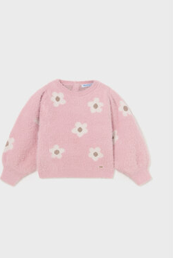 Różowy sweter Mayoral