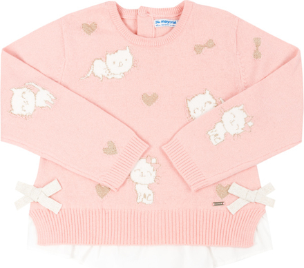 Różowy sweter Mayoral