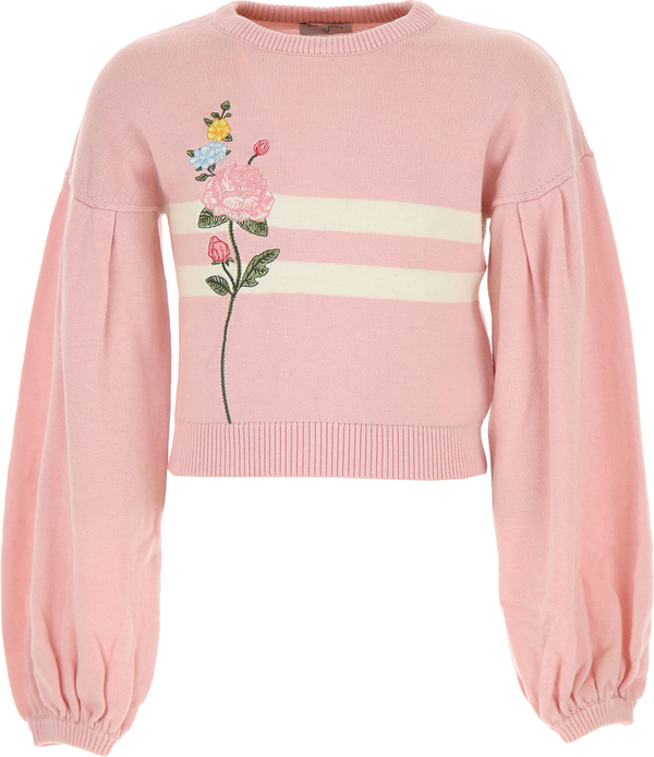 Różowy sweter Monnalisa
