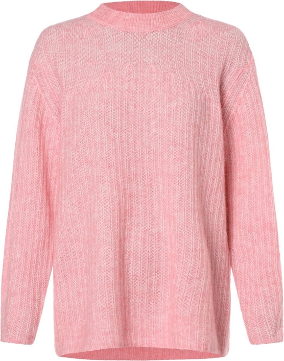 Różowy sweter Moss Copenhagen z alpaki