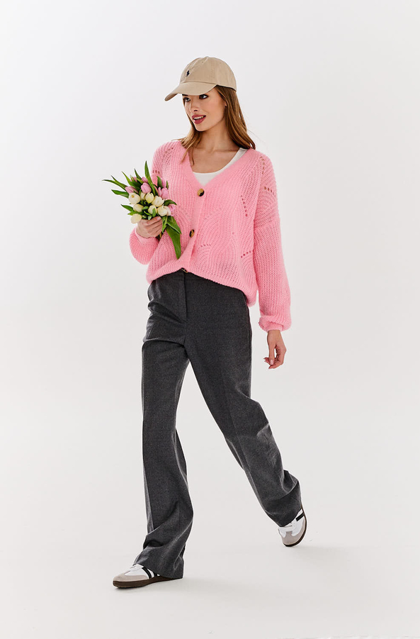 Różowy sweter Naoko-store.pl w stylu casual