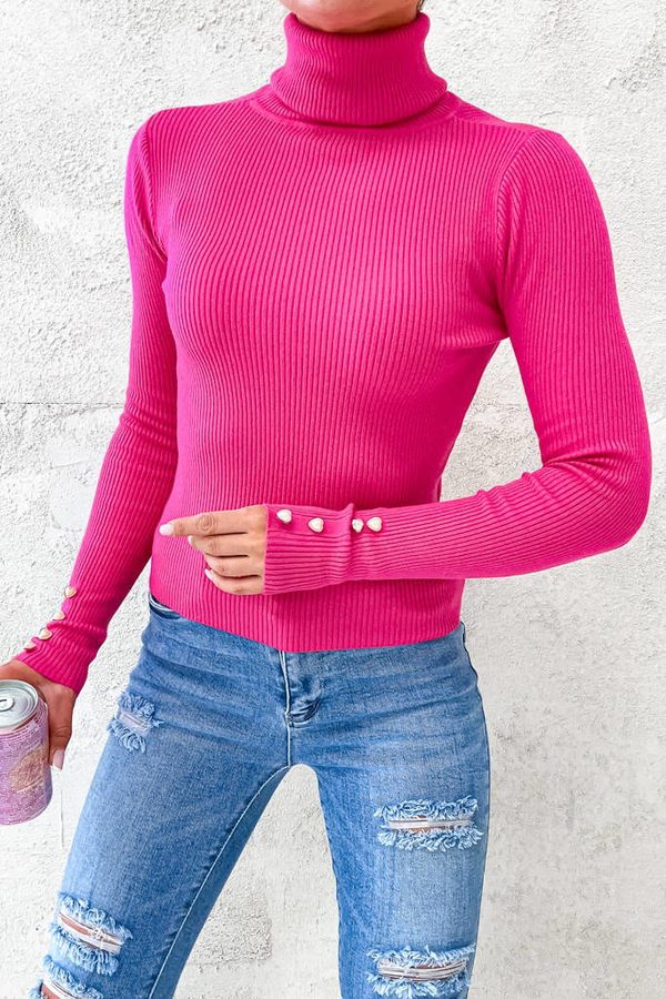 Różowy sweter Olika