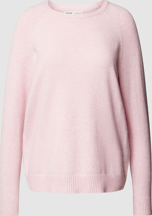 Różowy sweter Only