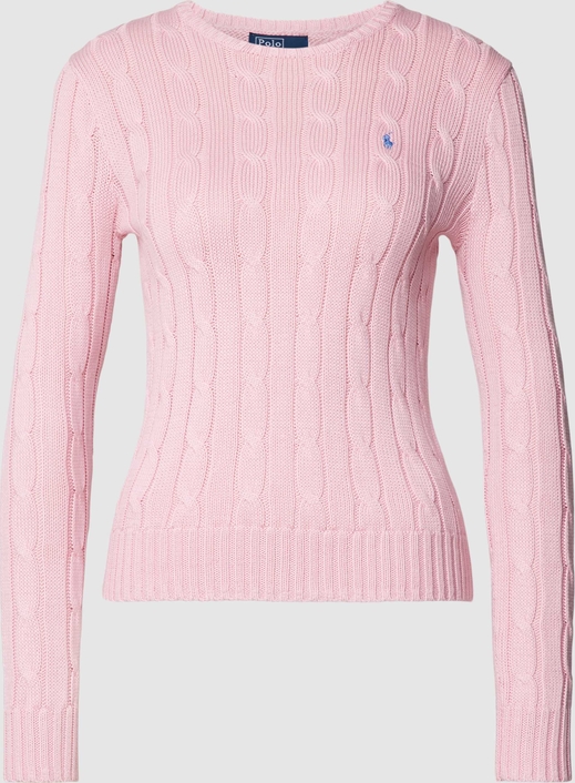 Różowy sweter POLO RALPH LAUREN z bawełny