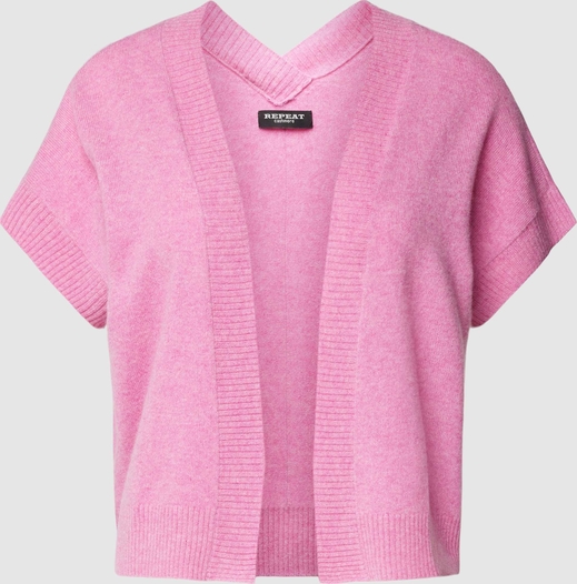 Różowy sweter Repeat z kaszmiru w stylu casual