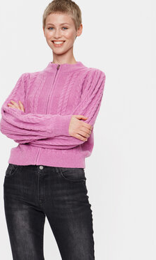Różowy sweter Saint Tropez w stylu casual
