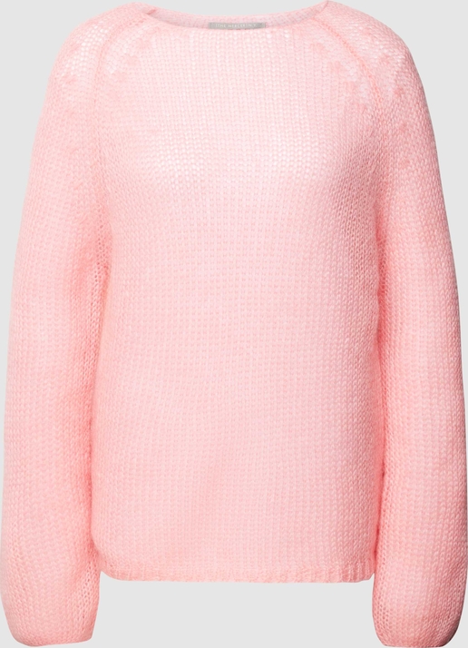 Różowy sweter The Mercer N.Y. z moheru