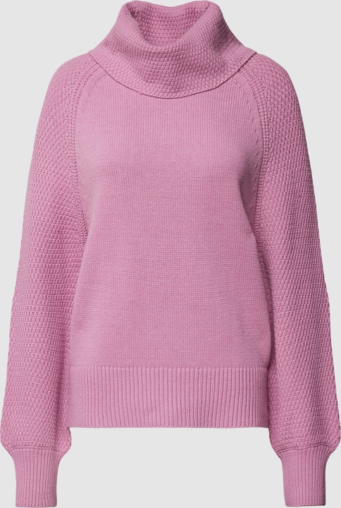 Różowy sweter Tom Tailor z bawełny