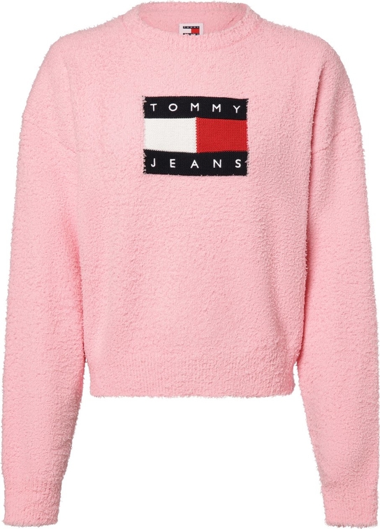 Różowy sweter Tommy Jeans