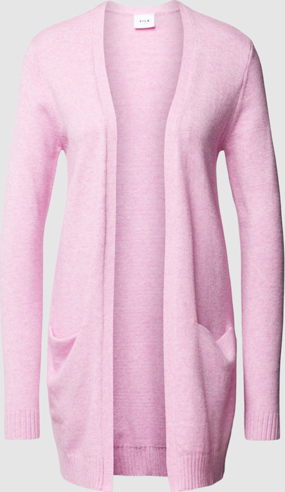 Różowy sweter Vila w stylu casual