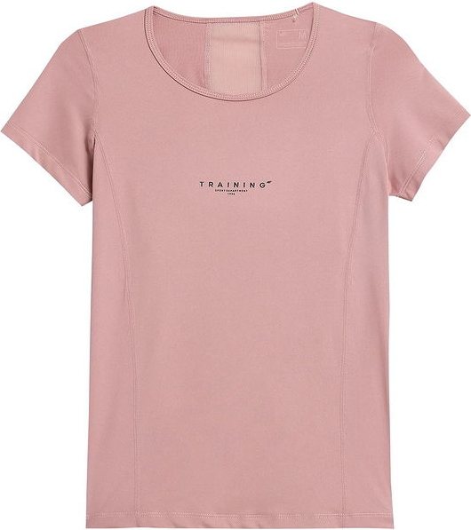 Różowy t-shirt 4F w sportowym stylu