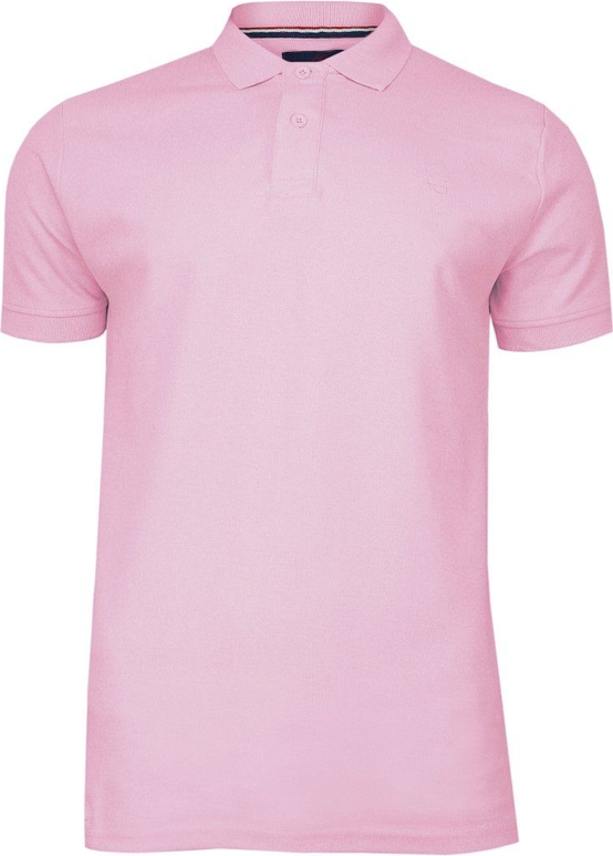 Różowy t-shirt Adriano Guinari z bawełny z krótkim rękawem