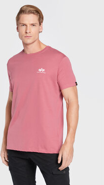 Różowy t-shirt Alpha Industries