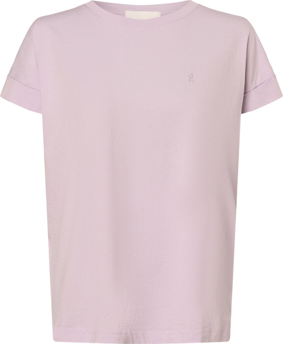 Różowy t-shirt ARMEDANGELS z bawełny