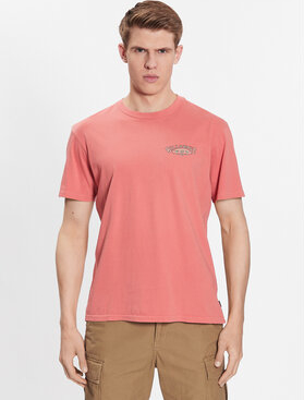 Różowy t-shirt Billabong z krótkim rękawem