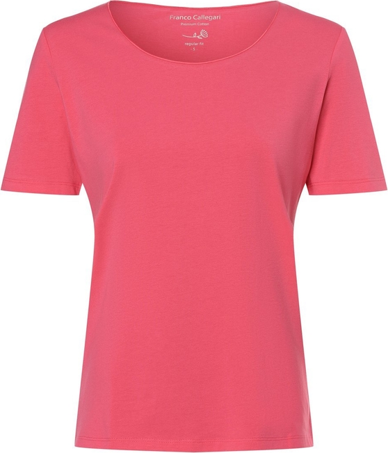 Różowy t-shirt Franco Callegari