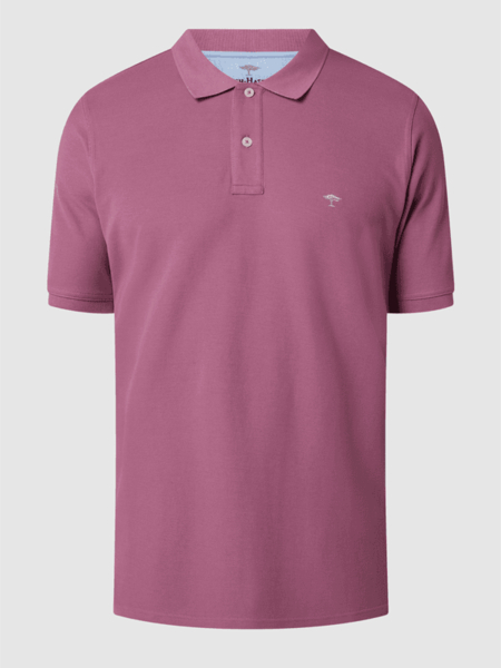 Różowy t-shirt Fynch Hatton z bawełny
