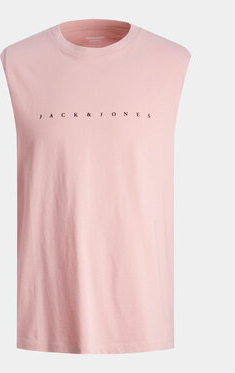 Różowy t-shirt Jack & Jones