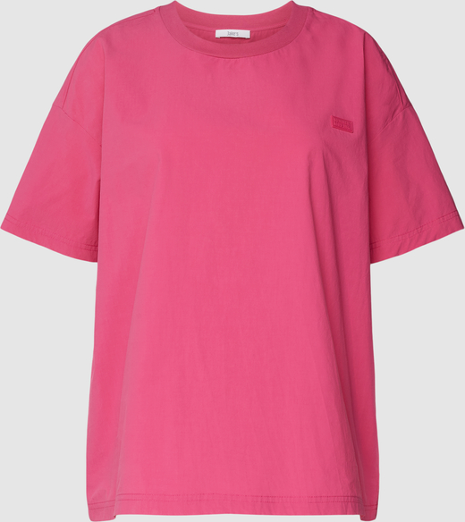 Różowy t-shirt Jake*s z okrągłym dekoltem w stylu casual z bawełny