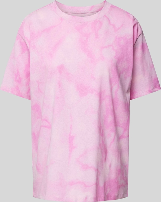 Różowy t-shirt Jake*s z okrągłym dekoltem z krótkim rękawem w stylu casual