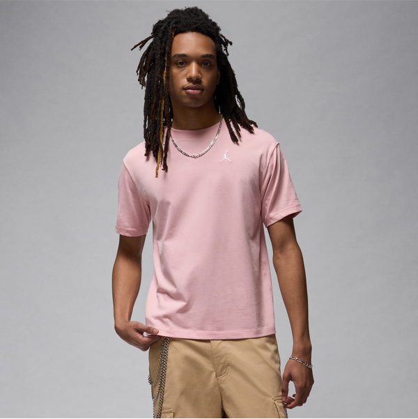 Różowy t-shirt Jordan z krótkim rękawem