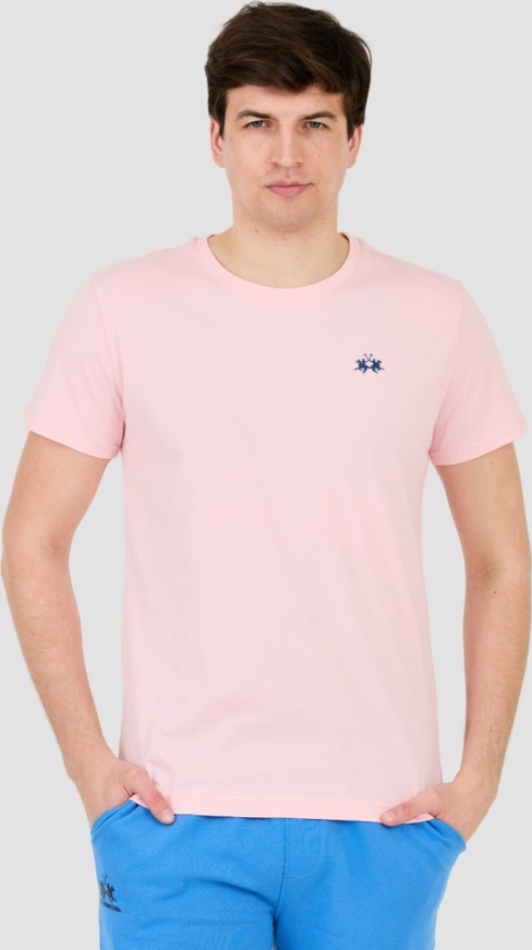 Różowy t-shirt La Martina