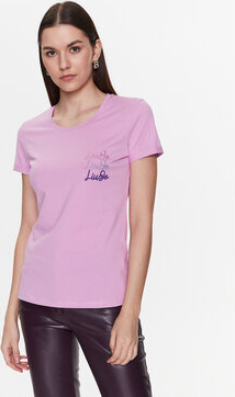 Różowy t-shirt Liu-Jo