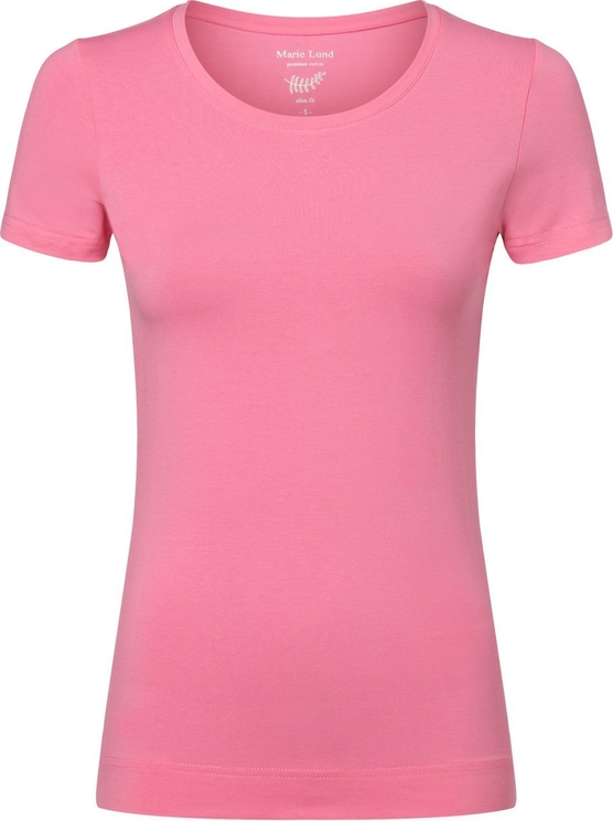 Różowy t-shirt Marie Lund
