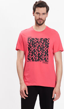 Różowy t-shirt Michael Kors z nadrukiem w młodzieżowym stylu