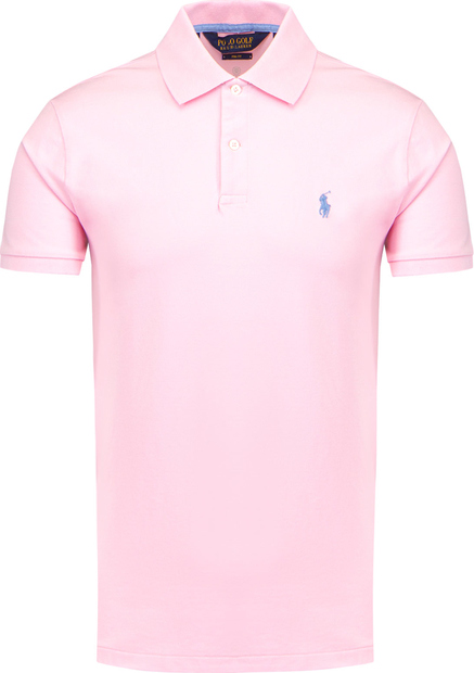 Różowy t-shirt POLO RALPH LAUREN z krótkim rękawem