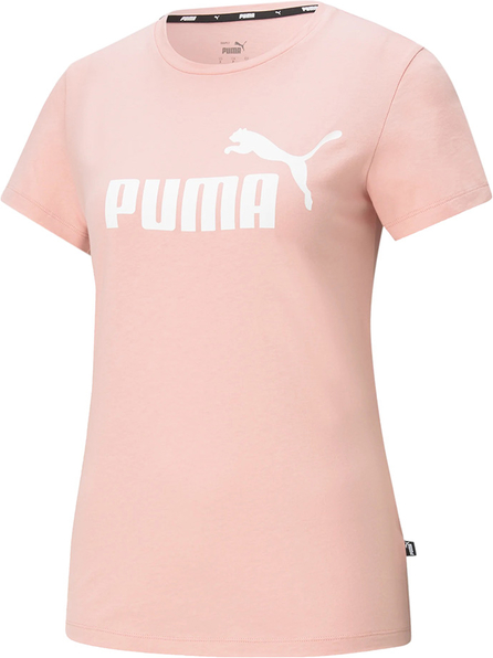 Różowy t-shirt Puma w stylu klasycznym